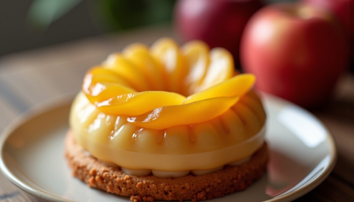 Gâteau aux pommes translucide : une douceur légère et savoureuse