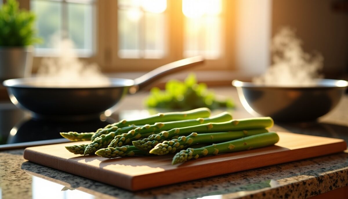 Les secrets de cuisson des asperges vertes : vapeur, eau bouillante ou poêle, quelle méthode choisir ?
